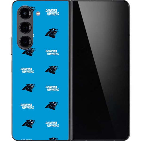 NFL Carolina Panthers Blitz Series Galaxy Z Fold5 5G Skin